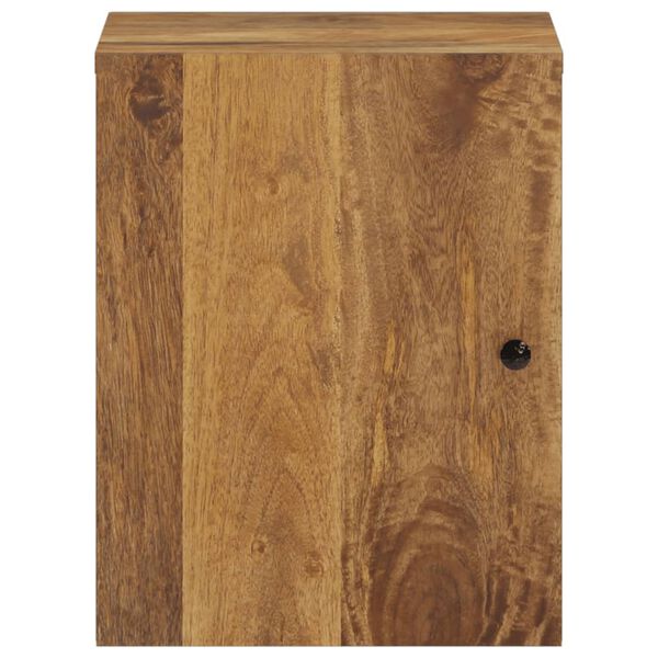 vidaXL Bathroom Wall Cabinet Honey brown and black