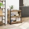 vidaXL Kitchen Trolley Artisan Oak 27.56 x 11.81 x 32.28 in