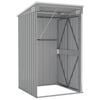 vidaXL Garden Shed Grey Galvanized steel, metal Medium Storage