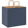 vidaXL Paper Bags 250 pcs with Handles Blue 32x22x28 cm