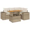 vidaXL Garden Sofa Set Beige