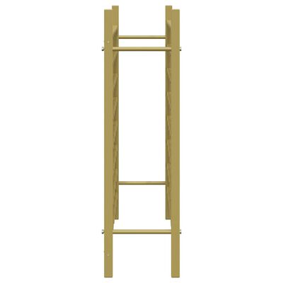 Wine rack with side view circle highlighting bracket connection and four brackets