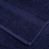 vidaXL Towel Set of 2 Navy Blue 100% Cotton 39.4 x 78.7 in Bath Towel