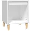 vidaXL Bedside Cabinet Set of 2 White Engineered wood Bedside Cabinet