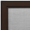 vidaXL Insect Screen Brown frame, Black mesh
