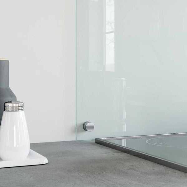 vidaXL Kitchen Backsplash Transparent 31.5"x19.7" Tempered Glass