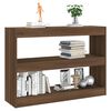 vidaXL Bookcase Brown oak Engineered wood Medium Bookcase Rectangular