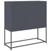 vidaXL Sideboard Anthracite Cold-rolled steel Large Doors Sideboard