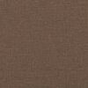 vidaXL 3-Seater Sofa Brown Fabric (100% polyester), metal, textilene