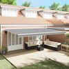 vidaXL Awning Manual White 236.2" x 118.1" Metal