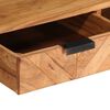 vidaXL Coffee Table 43.3"x21.7"x15.7" Solid Wood Acacia