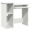 vidaXL Desk White Engineered wood 33.1 x 15.7 x 30.7 in Desk