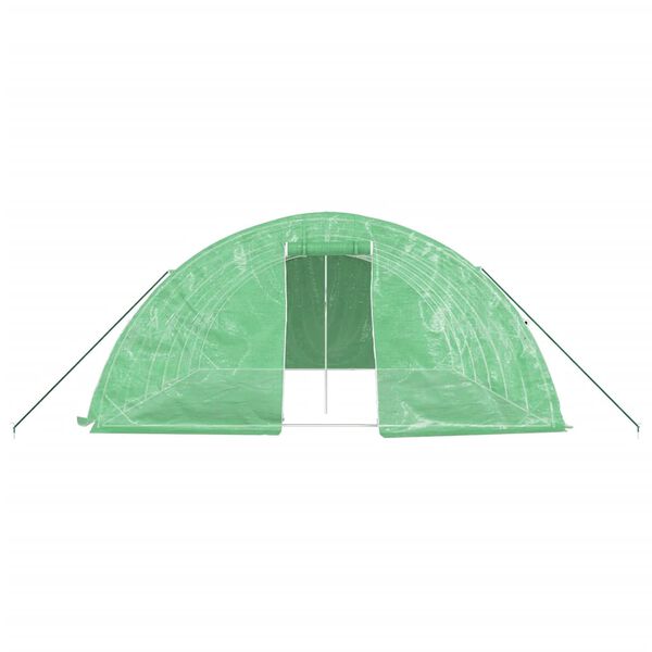 vidaXL Greenhouse Green Polyethylene Large UV-resistant materials