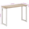 vidaXL Console Table Brown Solid mango wood, powder-coated iron
