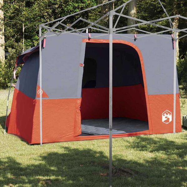 vidaXL Inner Tent Grey and Orange 110.24 x 86.61 x 69.29 in Taffeta