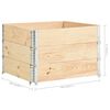 vidaXL Pallet Collars 3 pcs 39.4"x39.4" Solid Pine Wood