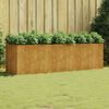 vidaXL Garden Raised Bed Rusty Corten steel Large Decorative Inlays