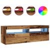 vidaXL TV Cabinet Old wood Engineered wood 47.2 in wide TV Cabinet