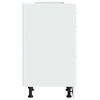 vidaXL Bottom Cabinet White Engineered wood Standard Adjustable Feet