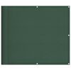 vidaXL Balcony Screen Dark Green 35.4x275.6" 100% Polyester Oxford