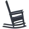 vidaXL Garden Rocking Chair Navy 70 x 92 x 108cm HDPE