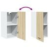 vidaXL Hanging Cabinet Sonoma Oak Engineered wood Standard cabinet size