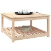 vidaXL Garden Table Pine Wood Solid Pine Wood 32.5 x 32.5 in Square