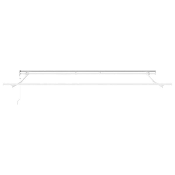 vidaXL Awning Frame White 157.48 x 118.11 in Aluminium