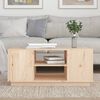 vidaXL Coffee Table Natural pine Solid pinewood Medium Coffee Table