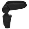 vidaXL Car Armrest Black 5.1"x12.8"x(9.4"-20.3") ABS