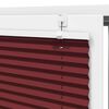 vidaXL Pleated Blind Bordeaux red 100% polyester 15.7 x 39.4 in