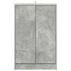 vidaXL Shoe Cabinet Concrete grey Engineered wood Standard Shoe Cabinet