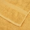 vidaXL Towel Set Gold 100% cotton Various sizes in the set Tough