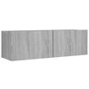 vidaXL TV Cabinet Set Set of 8 Grey Sonoma Engineered Wood Large