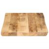 vidaXL Table Top Rough Mango Wood with Natural Finish Solid Mango Wood