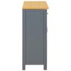 vidaXL Sideboard Dark gray and natural wood