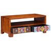 vidaXL Coffee Table Honey Brown Solid acacia wood 35.4 x 19.7 x 15.7 in