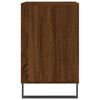 vidaXL Shoe Cabinet Brown Oak Engineered wood, metal Medium Shoe Cabinet