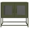 vidaXL TV Cabinet Olive green Cold-rolled steel Small TV Cabinet