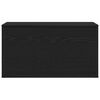 vidaXL Storage Box Black Oak 33.07 x 16.54 x 18.11 in Engineered Wood
