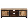 vidaXL TV Cabinet Rough Mango Wood Solid Rough Mango Wood