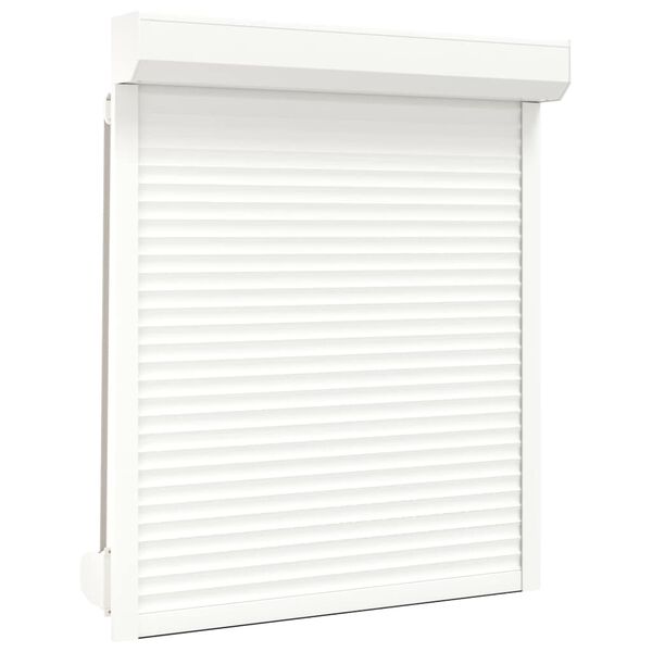vidaXL Roller Shutter Aluminium 43.3x51.2" White