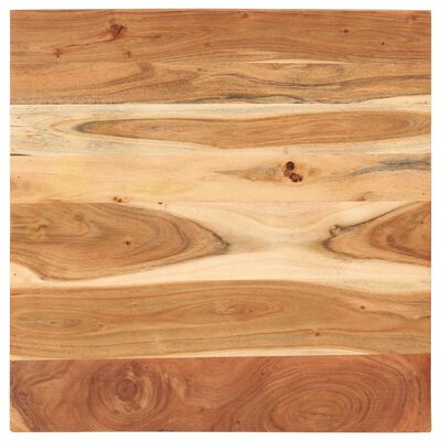 vidaXL Bistro Table Square 27.6"x27.6"x29.5" Solid Acacia Wood