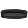 vidaXL Dog Bed Mattress Black 100% Polyester fabric, PP cotton, foam
