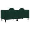 vidaXL Sofa Dark Green 100% polyester, plywood, solid wood