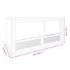 vidaXL Terrarium Transparent, Wood Engineered wood, Glass, Steel Durable