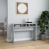 vidaXL Console Table Grey Sonoma Engineered wood Medium Console Table