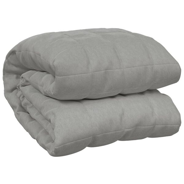 vidaXL Weighted Blanket Grey