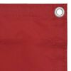 vidaXL Balcony Screen Red 47.2x196.9" Oxford Fabric