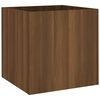 vidaXL Planter Box Brown Oak Engineered Wood Medium Decorative Inlays